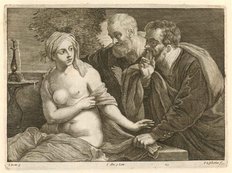 Peter van Lisebetten - Susanna and the Elders SVK-SNG.G 11965-234