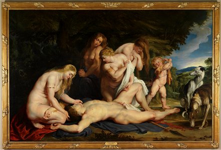 Peter Paul Rubens - The Death of Adonis (with Venus, Cupid, and the Three Graces) - Google Art Project