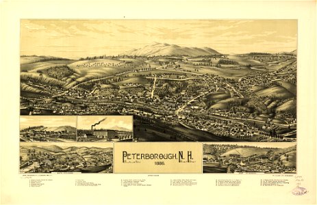 Peterborough, N.H. 1886. LOC 75694698