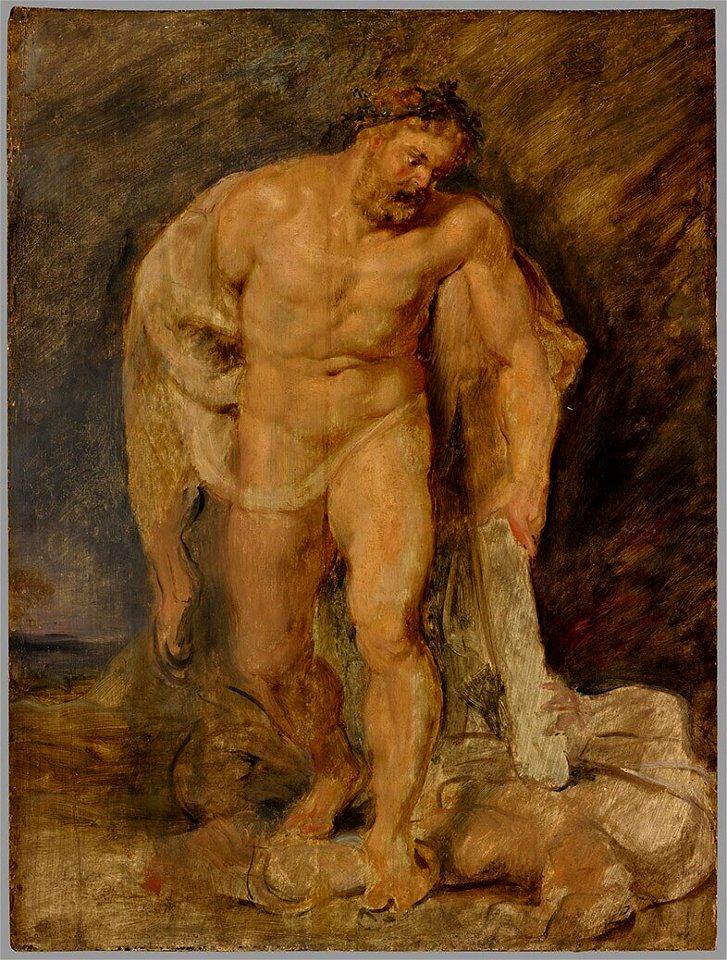 Peter Paul Rubens - Hercules met de neergevelde Discordia (de Tweedracht) - 2297 (OK) - Museum Boijmans Van Beuningen