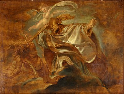 Peter Paul Rubens - St. Gregory of Nazianzus - 1952-14 - Albright–Knox Art Gallery. Free illustration for personal and commercial use.