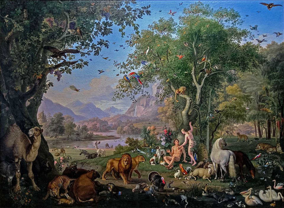 Adam et Ève au Paradis TerrestreFXD