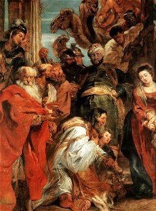 Peter Paul Rubens - The Adoration of the Magi (detail) - WGA20245. Free illustration for personal and commercial use.