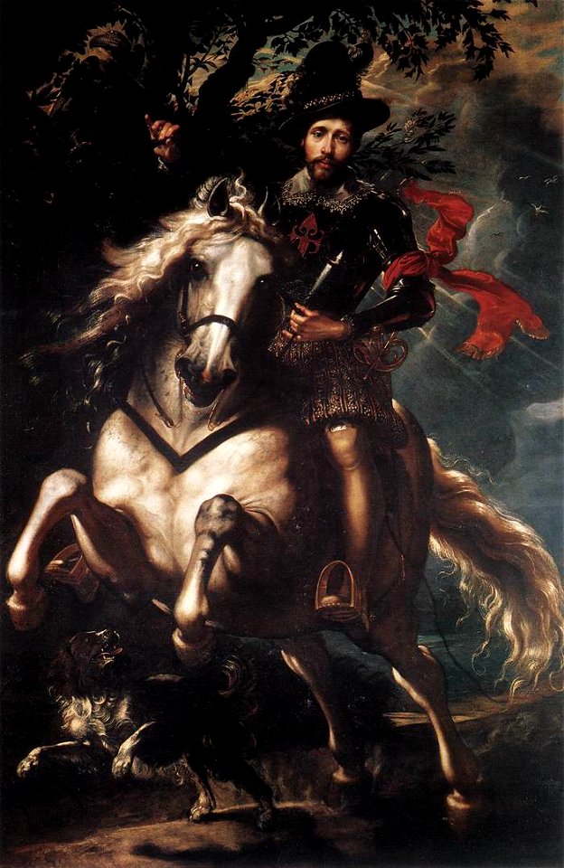 Peter Paul Rubens - Equestrian Portrait of Giancarlo Doria - WGA20352