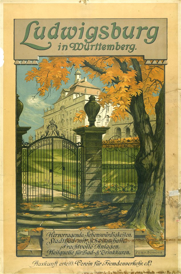 Peter Schnorr Plakat Ludwigsburg
