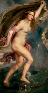 Peter Paul Rubens - Fortuna, 1638. Free illustration for personal and commercial use.