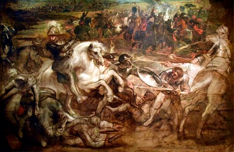 Peter Paul Rubens, Pieter Snayers - Henry IV at the battle of Ivry. Free illustration for personal and commercial use.