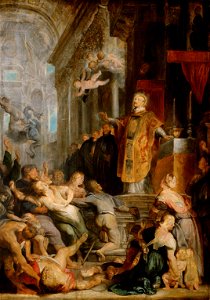 Peter Paul Rubens, , Kunsthistorisches Museum Wien, Gemäldegalerie - Wunder des Hl. Ignatius von Loyola - GG 530 - Kunsthistorisches Museum