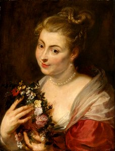 Peter Paul Rubens - Isabella Brant as Glycera - 38.1616 - Museum of Fine Arts. Free illustration for personal and commercial use.