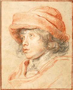 Peter Paul Rubens - Rubens's Son Nicolaas Wearing a Red Felt Cap, 1625-1627 - Google Art Project