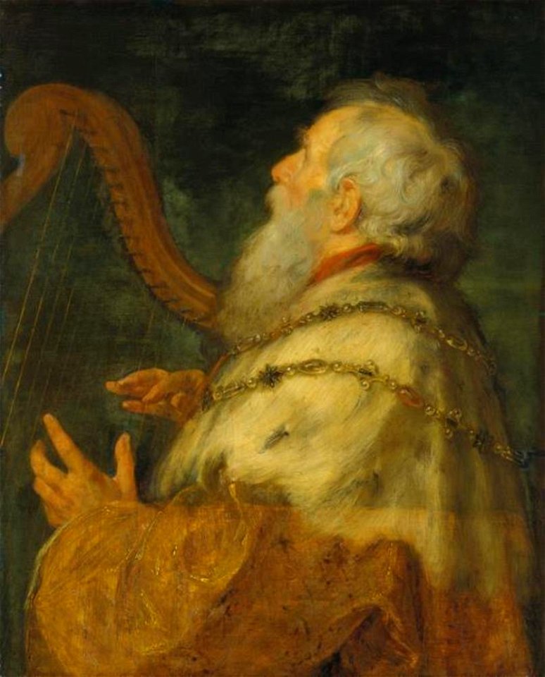 Peter Paul Rubens en Jan Boeckhorst - Koning David speelt de harp - 1043 - Städel Museum