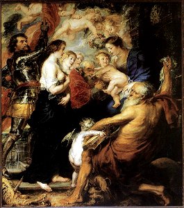Peter Paul Rubens - Our Lady with the Saints - WGA20260. Free illustration for personal and commercial use.