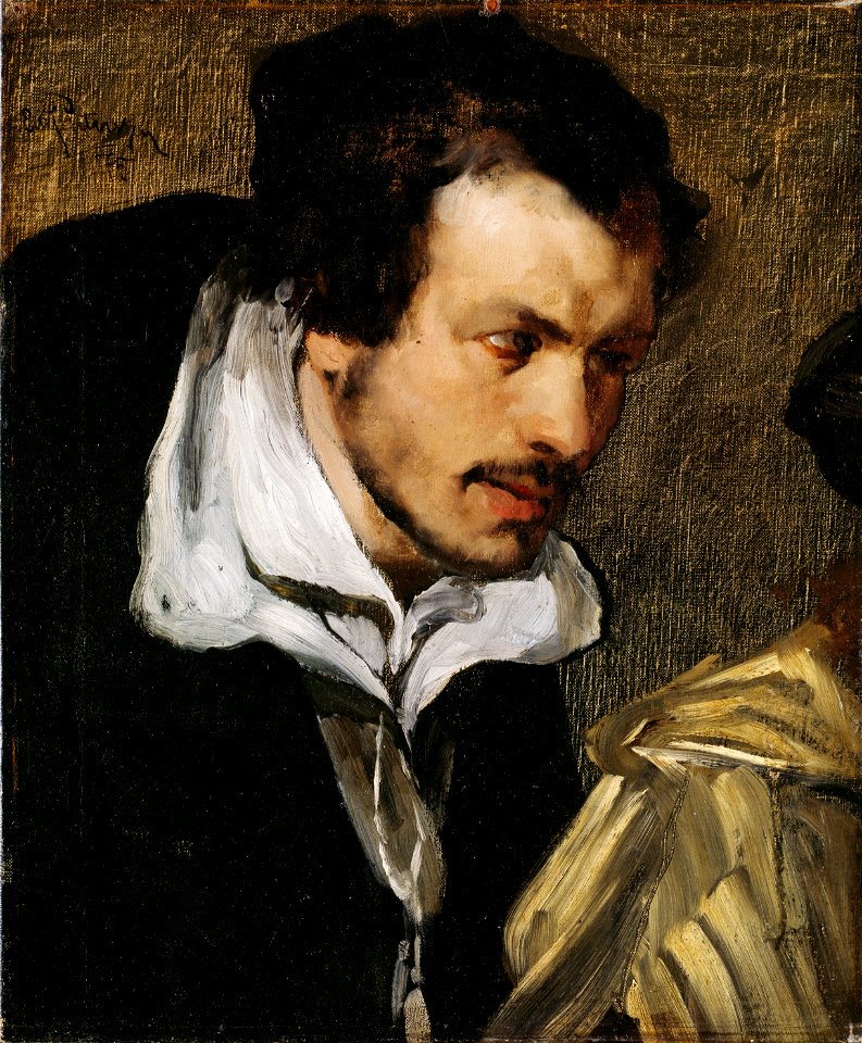 Eilif Peterssen - Didrik Slagheck. (Portrettstudie til Christian II undertegner dødsdommen over Torben Oxe) - Google Art Project