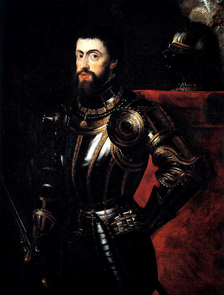 Peter Paul Rubens - Charles V in Armour - after Titian