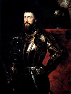 Peter Paul Rubens - Charles V in Armour - after Titian. Free illustration for personal and commercial use.