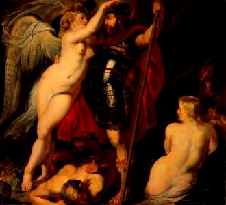 Peter Paul Rubens - De kroning van Mars als overwinnaar - Gal.-Nr. 956 - Staatliche Kunstsammlungen Dresden. Free illustration for personal and commercial use.