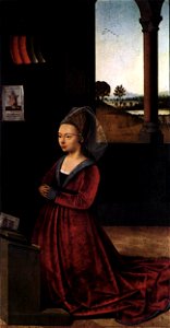 Petrus christus, moglie di donatore