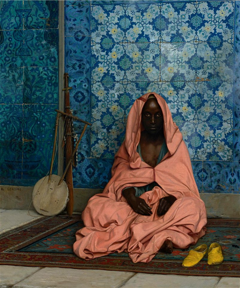 'Le Barde Noir' by Jean-Léon Gérôme, c. 1888