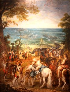 Peter Paul Rubens Henry IV at the Siege of Amiens. Free illustration for personal and commercial use.