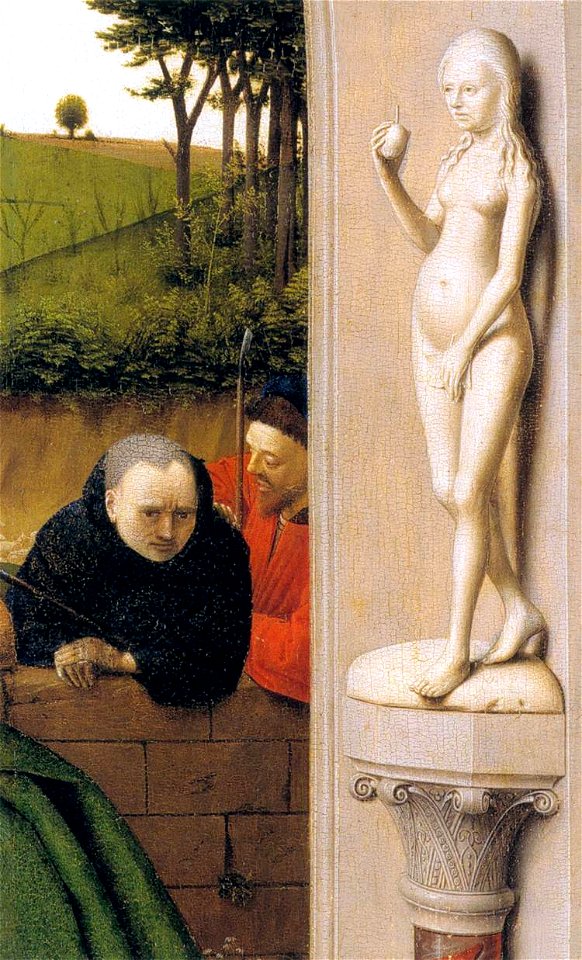 Petrus christus, natività di washington 03