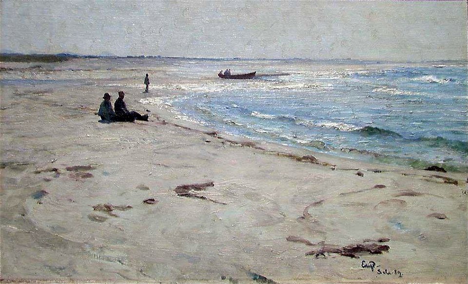 Eilif Peterssen - From the Beach at Sele - NG.M.00850 - National Museum of Art, Architecture and Design