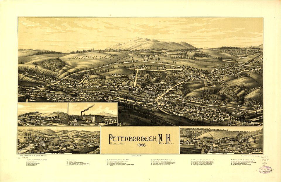 Peterborough, N.H. 1886. LOC 75694698