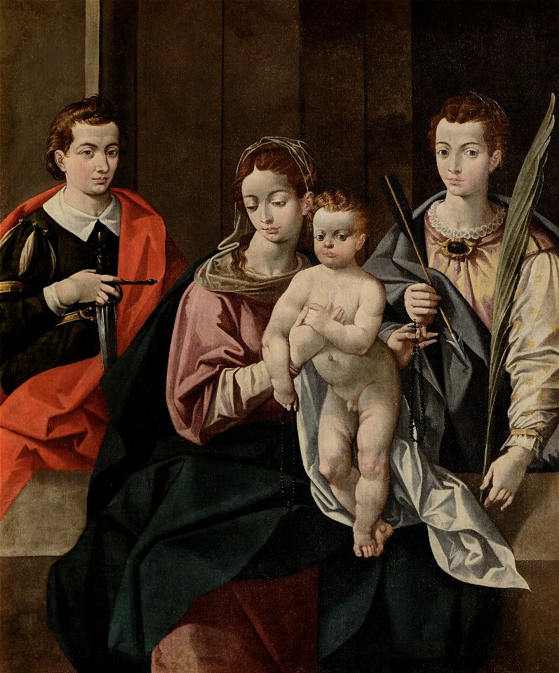 Peñalosa-virgen con acisclo y victoria