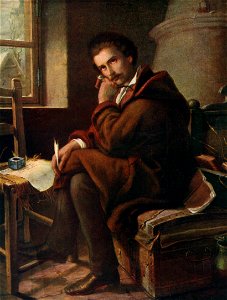 Petofi Debrecenben 1844 Orlay festmenye
