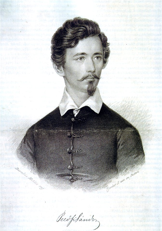 Petőfi Tyroler Barabás 1846