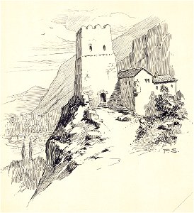 Peter Schnorr In den Schluchten des Balkan Illustration Federzeichnung11
