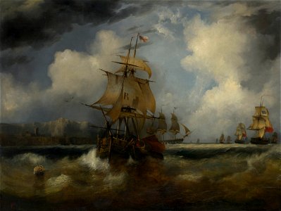 Philippe Tanneur (1795-1878) - A View of Dover - RCIN 406234 - Royal Collection