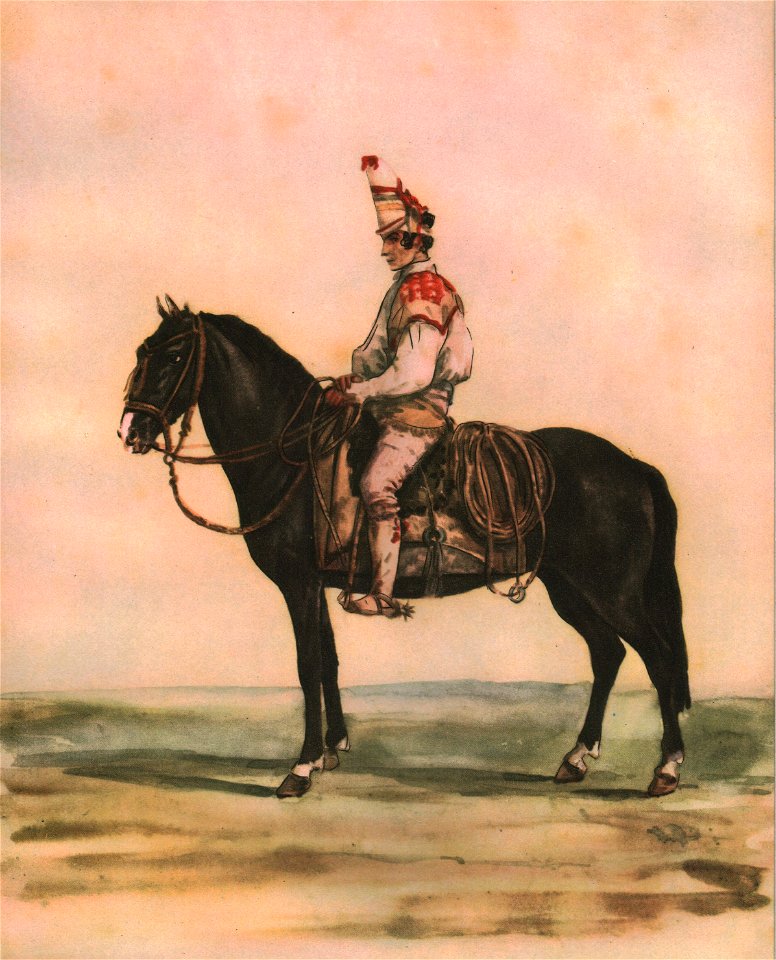 Peón de Mendoza, según Rugendas
