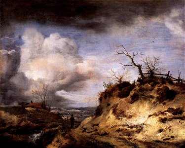 Philips Wouwerman - Path through the Dunes - WGA25879