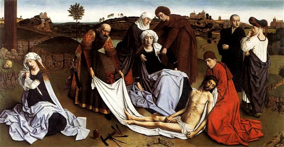 Petrus christus, deposizione di bruxelles
