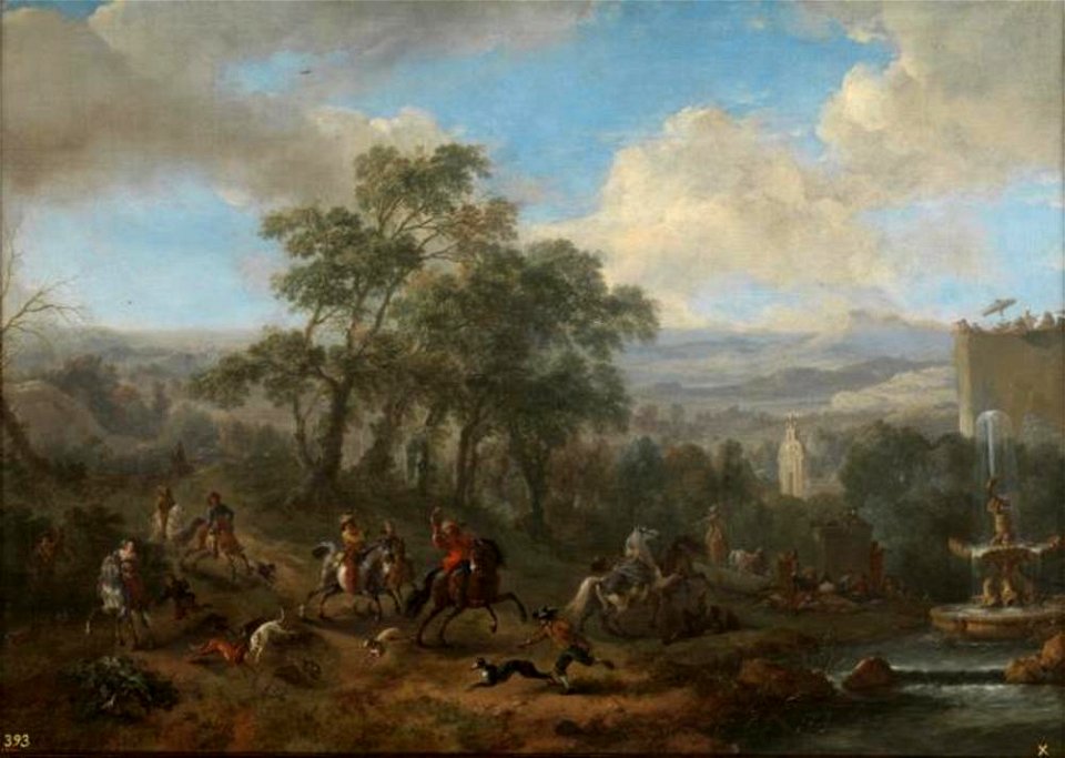 Philips Wouwerman - Hazenjacht - P002148 - Museo del Prado
