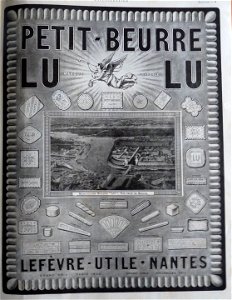 Petit-beurre LU-1924. Free illustration for personal and commercial use.