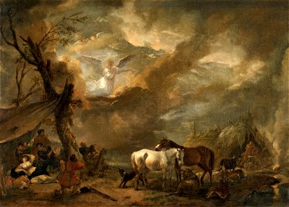 Philips Wouwerman - Annunciation to the Shepherds, Lempertz-1057-1480 de0a7112e8
