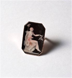 Piat-Joseph Sauvage - Ring with allegory in commemoration of the storming of the Tuileries Palace 10th august 1792 - NMB 2635 - Nationalmuseum