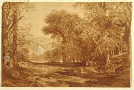 Photograph, On the Upper Delaware (after a charcoal drawing), 1865 (CH 18189677)