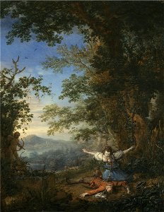 Philips Wouwerman - Thisbe committing suicide on the body of Pyramus L07033-13-lr-1