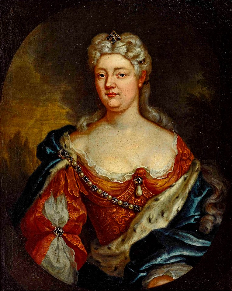 Pfalzgräfin Karoline von Zweibrücken-Birkenfeld, Prinzessin von Nassau-Saarbücken. Free illustration for personal and commercial use.