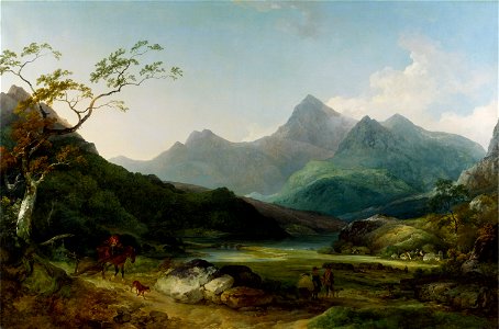 Philippe-Jacques de Loutherbourg - Snowdon from Capel Curig - Google Art Project