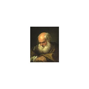 Piazzetta - Attributed to - PORTRAIT OF AN OLD BEARDED MAN HOLDING A BOOK, lot.74