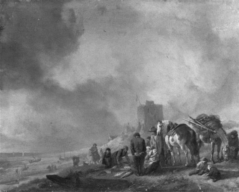 Philips Wouwerman - Vissers op het strand - GK 359 - Museumslandschaft Hessen Kassel