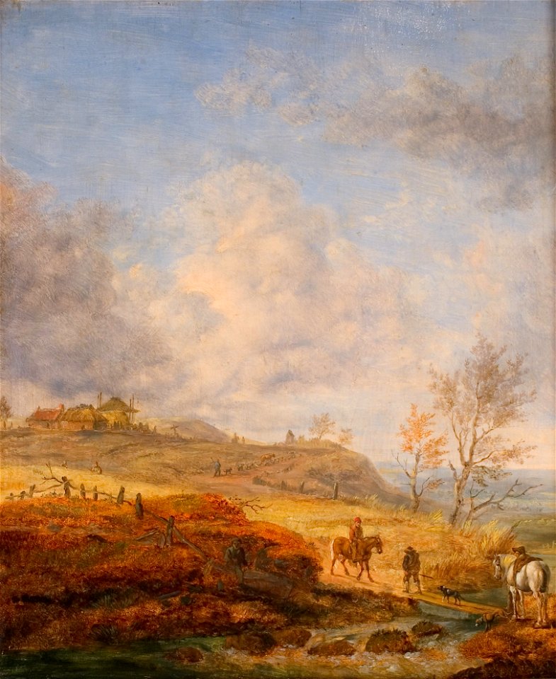 Philips Wouwerman - Heuvellandschap - 0445 - Rijksmuseum Twenthe