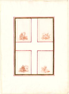 Piazzetta - Four Sketches of Saints and Angels, 1961.1213