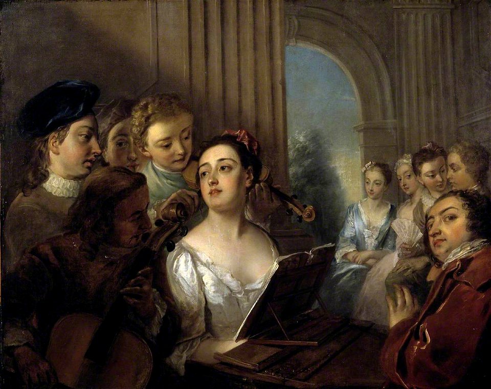Philippe Mercier (1689-1760) - A Music Party - T00922 - Tate