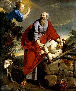 Philippe de Champaigne - Le sacrifice d'Isaac. Free illustration for personal and commercial use.