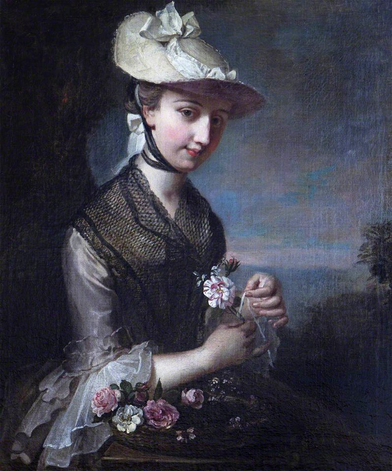 Philippe Mercier (1689-1760) - Young Woman with Roses (Spring) - 1401192 - National Trust