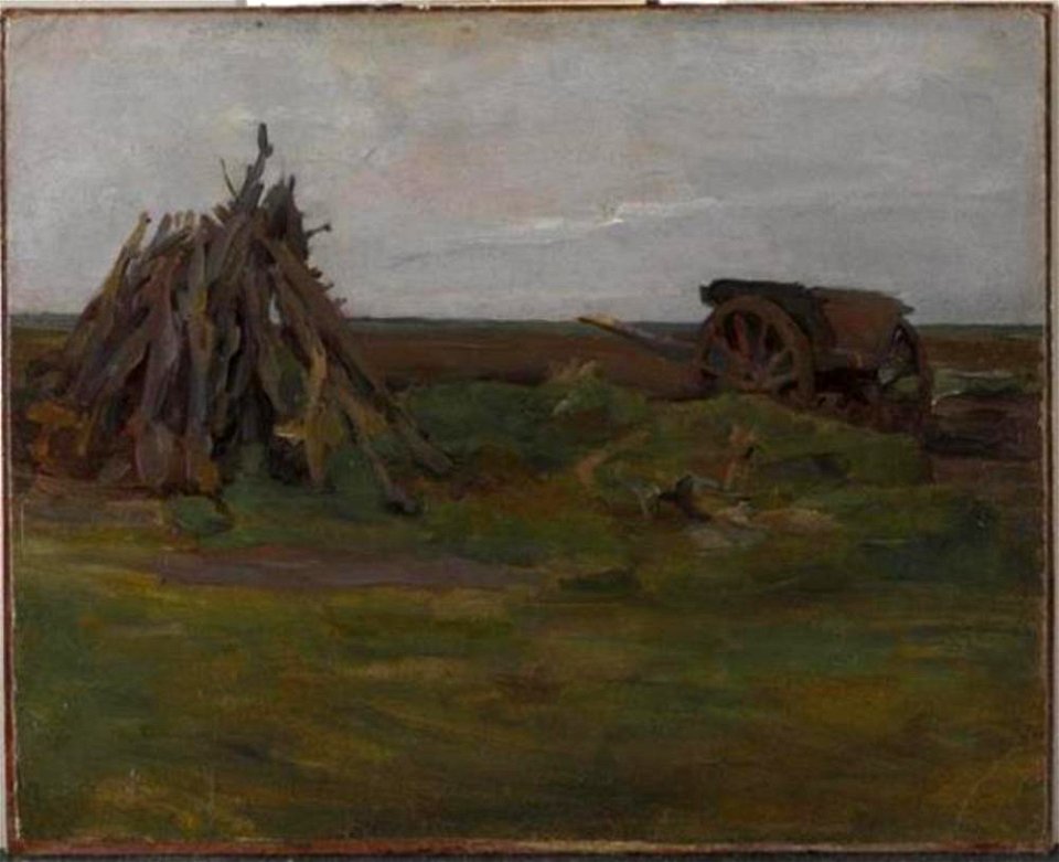 Piet Mondriaan - Near the ox stall, Hilvarenbeek - 0333223 - Kunstmuseum Den Haag